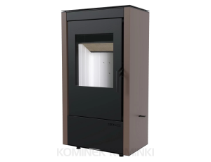 DEFRO HOME VIVA Brązowy kominek piec wolnostojący 6 kW
